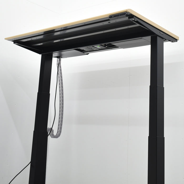 【中古】オカムラ スイフト 電動昇降デスク インジゲーターメモリ機能付 2018年製 幅1150 2025041604【中古オフィス家具】