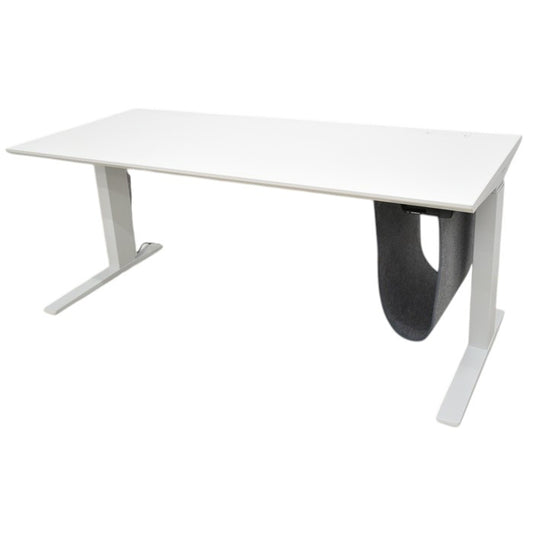 【中古】オカムラ スイフト 電動昇降デスク インジゲーターレバータイプ 2020年製 幅1550 2025041605【中古オフィス家具】