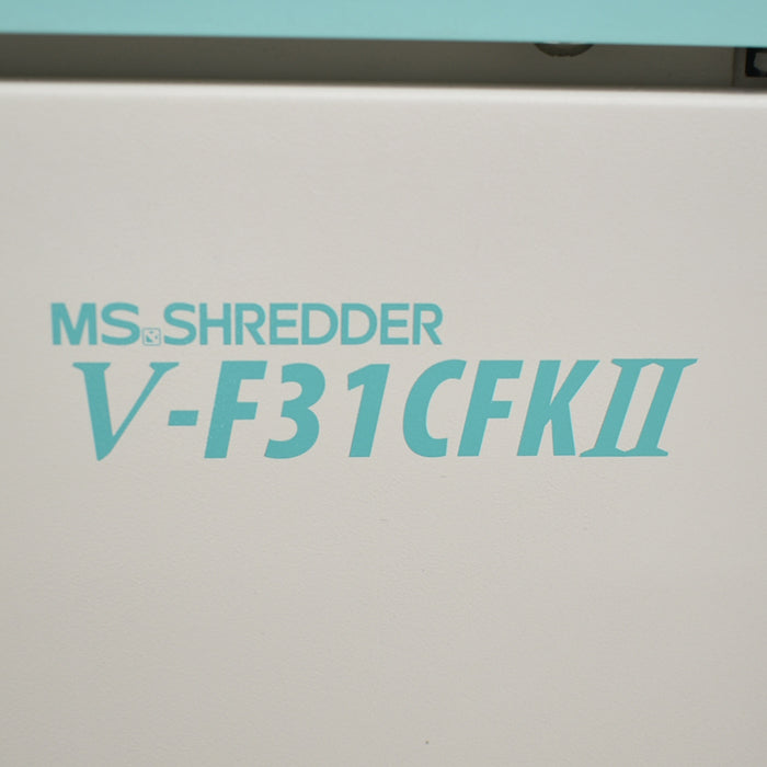 【中古】明光商会 MSシュレッダー V-F31CFKII 幅500 2018年製 2025043004【中古オフィス家具】