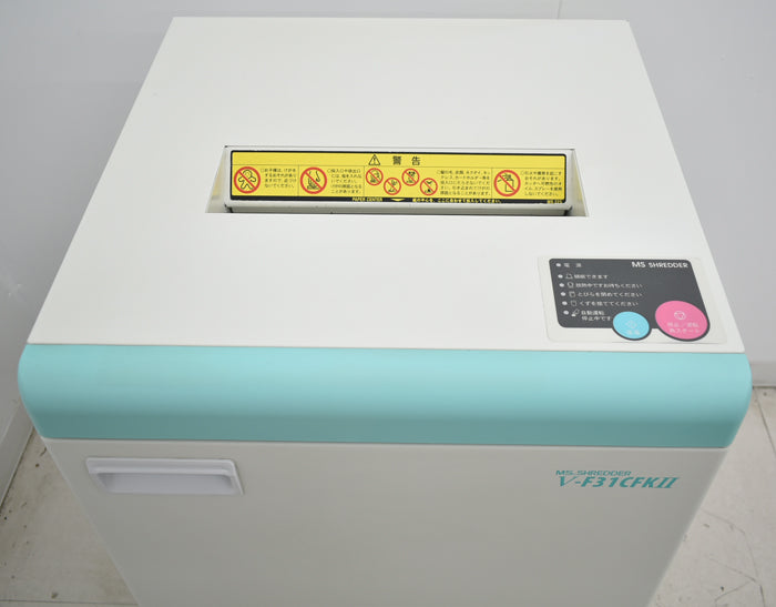 【中古】明光商会 MSシュレッダー V-F31CFKII 幅500 2018年製 2025043006【中古オフィス家具】