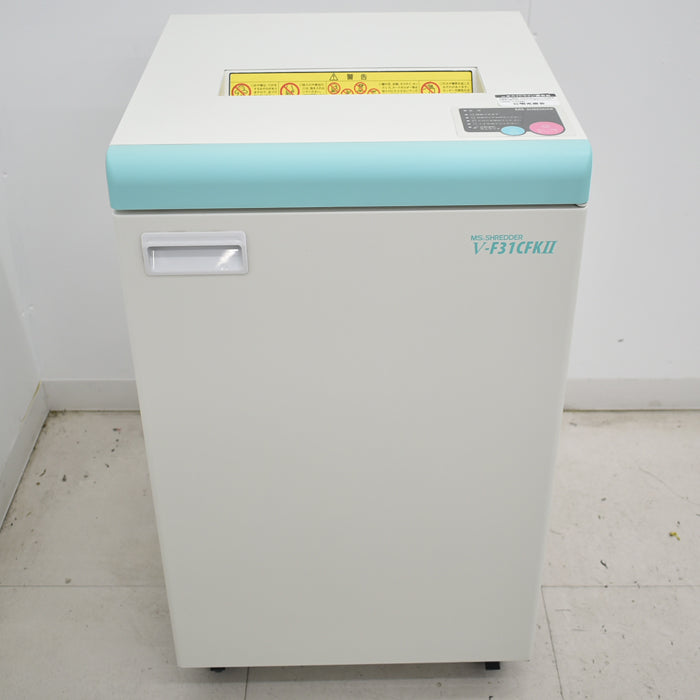 【中古】明光商会 MSシュレッダー V-F31CFKII 幅500 2018年製 2025050102【中古オフィス家具】
