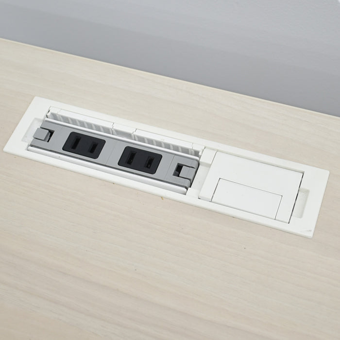 【中古】オカムラ スイフト 電動昇降デスク スムースフォルムエッジ 昇降レバータイプ 2018年製 幅1150 2025050701【中古オフィス家具】