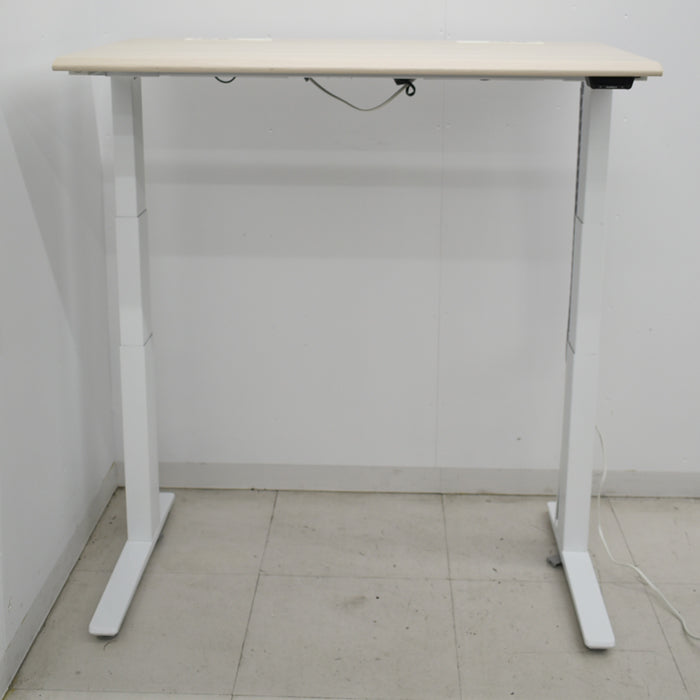 【中古】オカムラ スイフト 電動昇降デスク スムースフォルムエッジ 昇降レバータイプ 2018年製 幅1150 2025050701【中古オフィス家具】