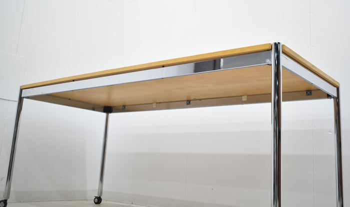 【中古】USM Haller ハラーテーブル キャスター付 幅1750 2025050803【中古オフィス家具】