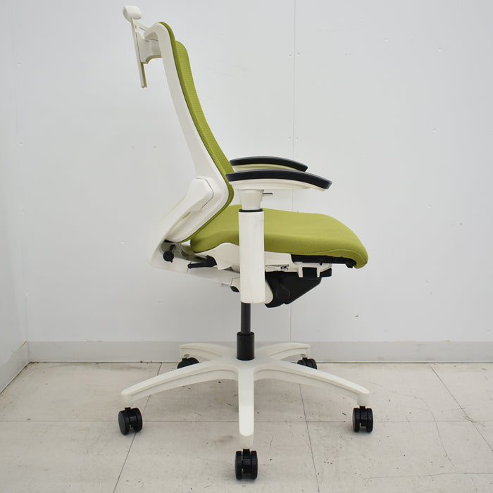 【中古】イトーキ f・エフチェア ハイバック 可動肘 メッシュ ハンガー 2025051305【中古オフィス家具】