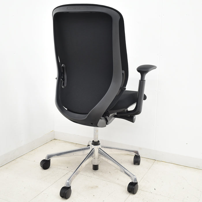 【中古】オカムラ シルフィー ハイバック 可動肘 バックカーブアジャスト 前傾機能 ポリッシュ 2025051403【中古オフィス家具】