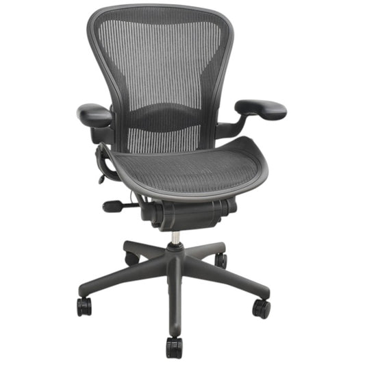 【中古】ハーマンミラー アーロンチェア スタンダード Bサイズ ランバーサポート 2025052604【中古オフィス家具】