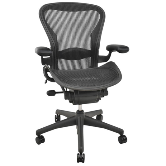 【中古】ハーマンミラー アーロンチェア スタンダード Bサイズ ランバーサポート 2025052702【中古オフィス家具】