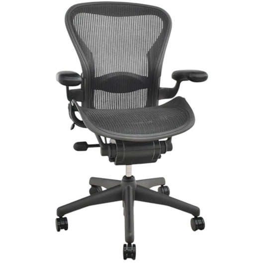 【中古】ハーマンミラー アーロンチェア スタンダード Bサイズ ランバーサポート 2025052703【中古オフィス家具】
