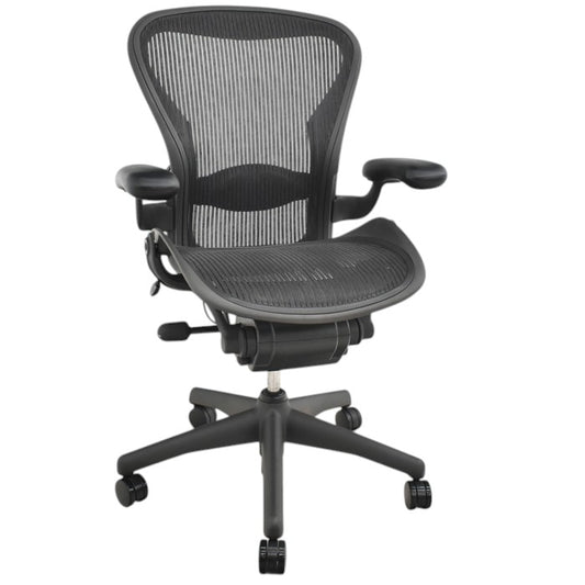 【中古】ハーマンミラー アーロンチェア スタンダード Bサイズ ランバーサポート 2025052704【中古オフィス家具】