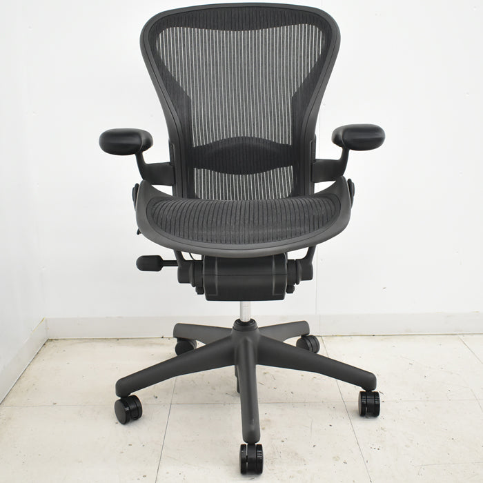 【中古】ハーマンミラー アーロンチェア スタンダード Bサイズ ランバーサポート 2025052705【中古オフィス家具】