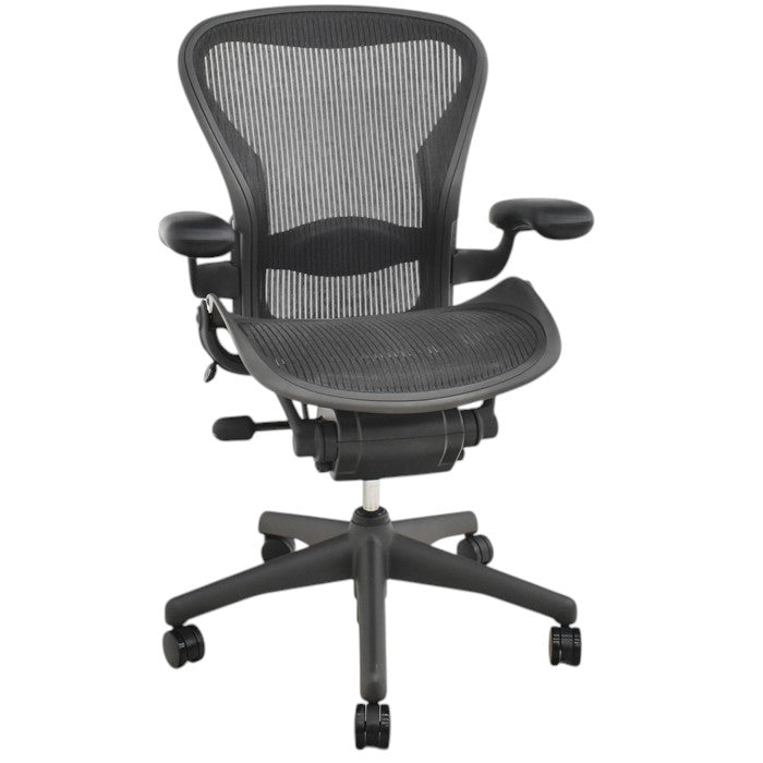 【中古】ハーマンミラー アーロンチェア スタンダード Bサイズ ランバーサポート 2025052705【中古オフィス家具】