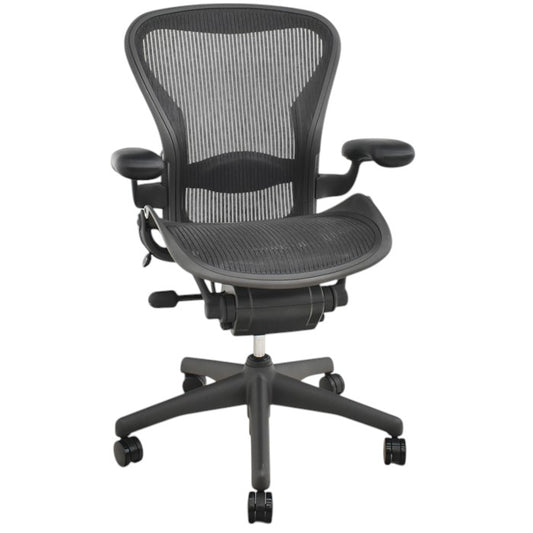【中古】ハーマンミラー アーロンチェア スタンダード Bサイズ ランバーサポート 2025052705【中古オフィス家具】