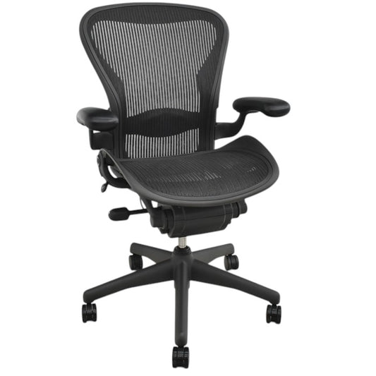 【中古】ハーマンミラー アーロンチェア スタンダード Bサイズ ランバーサポート 2025052706【中古オフィス家具】