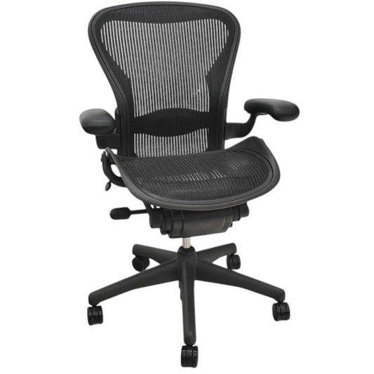 【中古】ハーマンミラー アーロンチェア スタンダード Bサイズ ランバーサポート 2025052801【中古オフィス家具】
