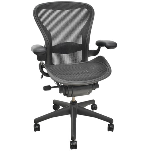 【中古】ハーマンミラー アーロンチェア スタンダード Bサイズ ランバーサポート 2025052802【中古オフィス家具】