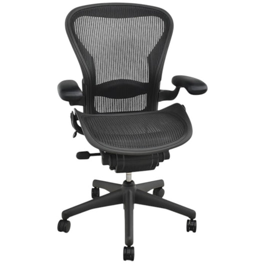 【中古】ハーマンミラー アーロンチェア スタンダード Bサイズ ランバーサポート 2025052804【中古オフィス家具】