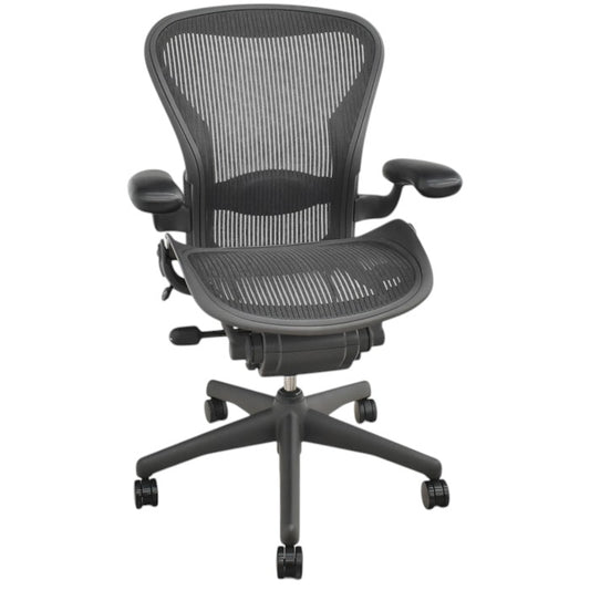 【中古】ハーマンミラー アーロンチェア スタンダード Bサイズ ランバーサポート 2025052805【中古オフィス家具】