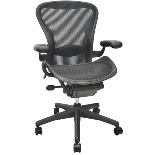 【中古】ハーマンミラー アーロンチェア Bサイズ スタンダード ランバーサポート 2025061003【中古オフィス家具】