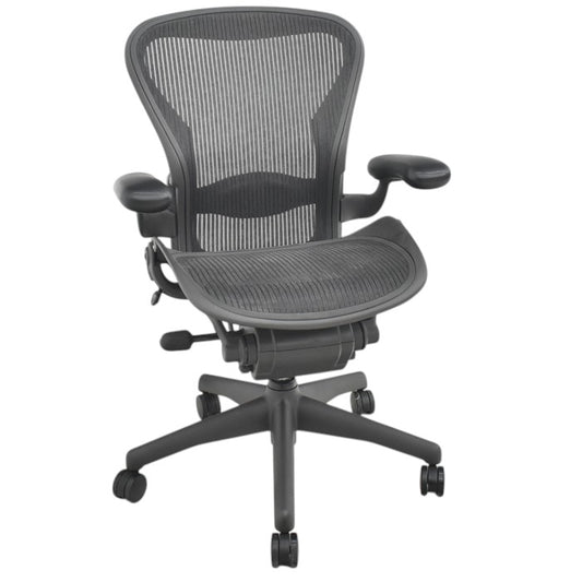【中古】ハーマンミラー アーロンチェア スタンダード Bサイズ ランバーサポート 2025062601【中古オフィス家具】
