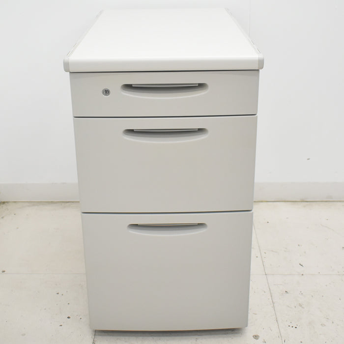 【中古】オカムラ SD-V 脇机 幅400 2025070102【中古オフィス家具】
