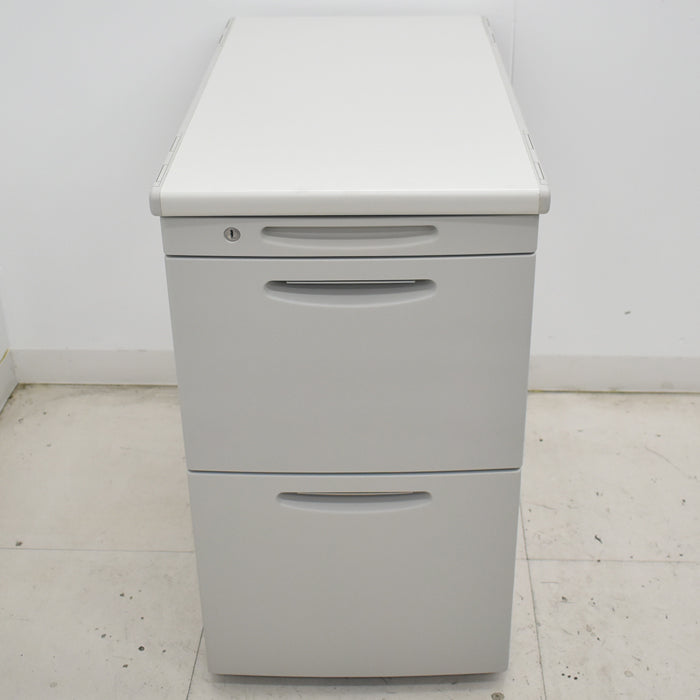 【中古】オカムラ SD-V 脇机 幅400 2025070105【中古オフィス家具】