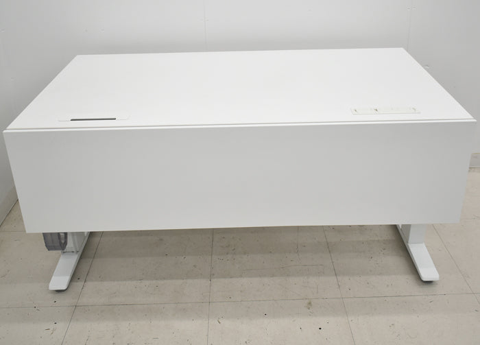 【中古】オカムラ スイフト レバータイプ 幕板付 幅1400 2025070701【中古オフィス家具】