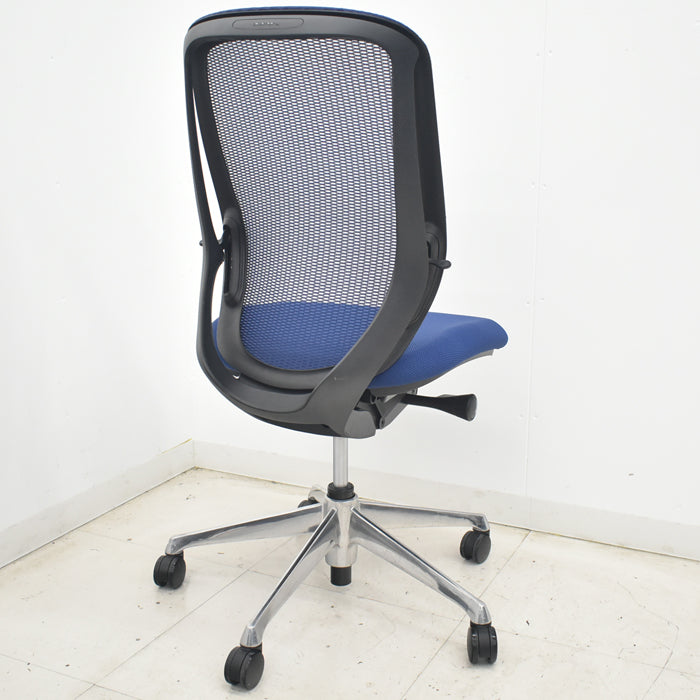 【中古】オカムラ シルフィー ハイバック 肘なし バックカーブアジャスト 前傾機能 ポリッシュ脚 2025070901【中古オフィス家具】