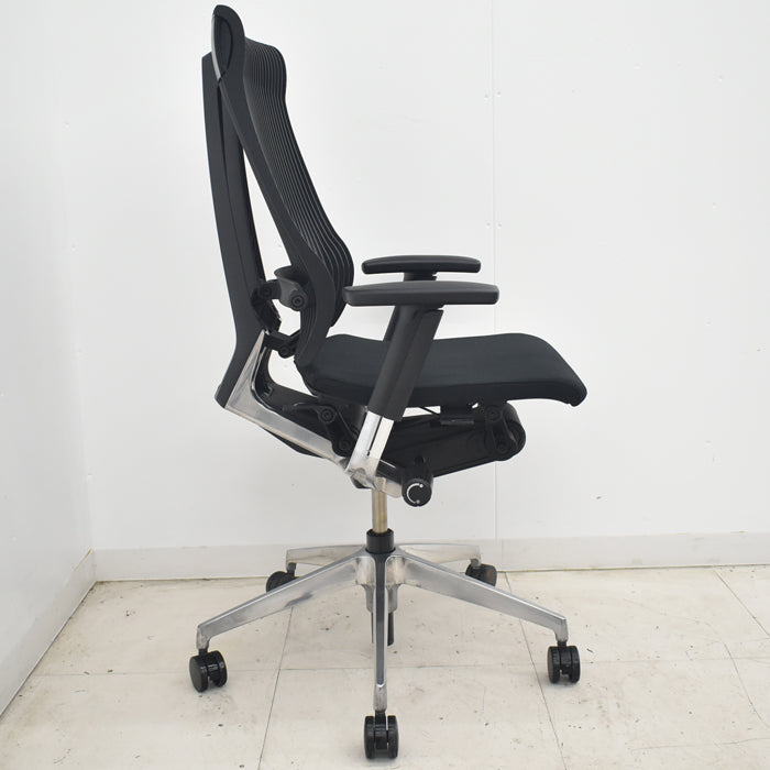 【中古】イトーキ スピーナ 可動肘 エラストマーバック ポリッシュ アクティブランバーサポート 2025070905【中古オフィス家具】