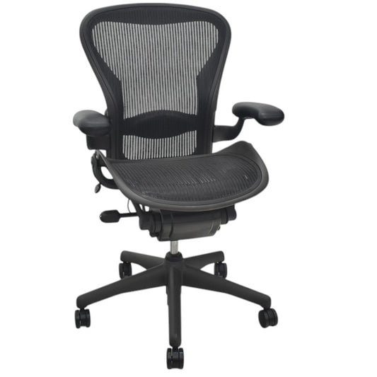 【中古】ハーマンミラー アーロンチェア スタンダード Bサイズ ランバーサポート 2025070908【中古オフィス家具】
