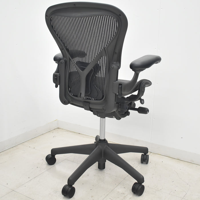 【中古】ハーマンミラー アーロンチェア Aサイズ フル装備 ポスチャーフィット 肘レバータイプ 2025071001【中古オフィス家具】