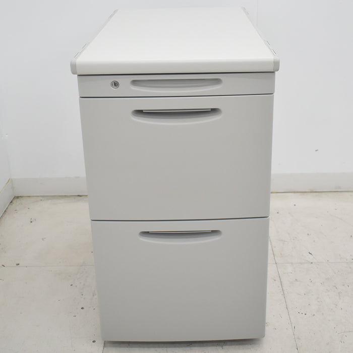 【中古】オカムラ SD-V 脇机 幅400 2025071406【中古オフィス家具】