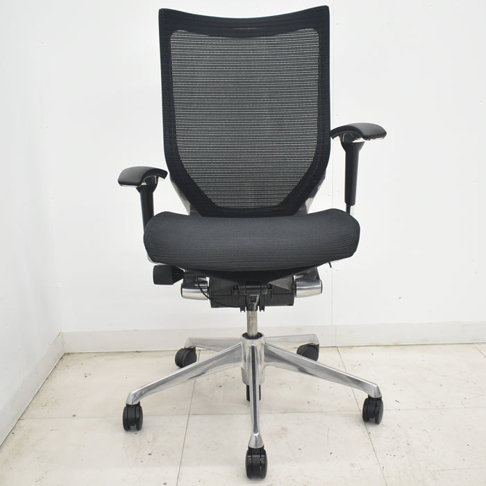 【中古】オカムラ バロン ハイバック 可動肘 ポリッシュ 2025071702【中古オフィス家具】