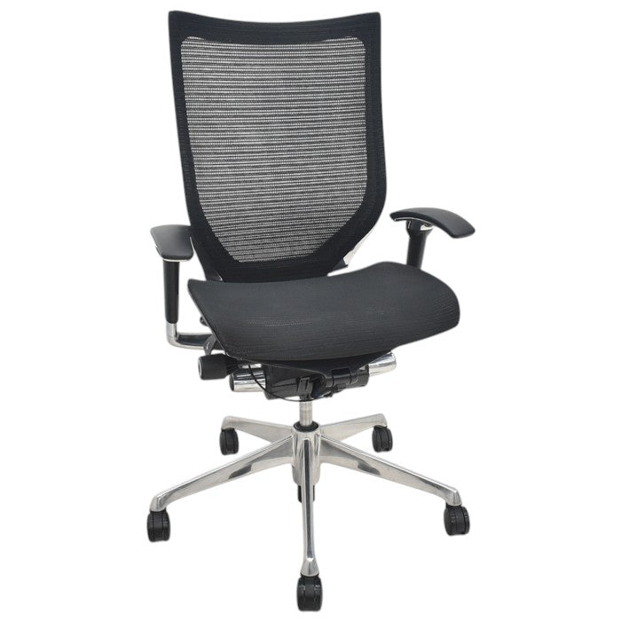 【中古】オカムラ バロン ハイバック 可動肘 ポリッシュ 2025071703【中古オフィス家具】