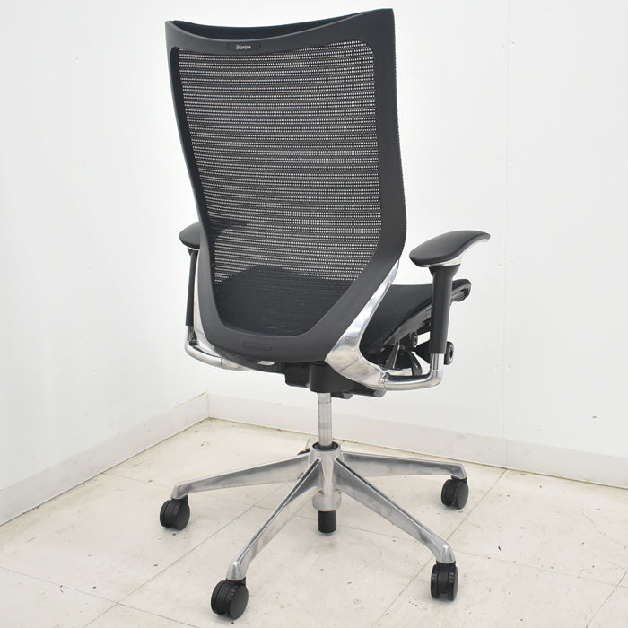 【中古】オカムラ バロン ハイバック 可動肘 ポリッシュ 2025071704【中古オフィス家具】