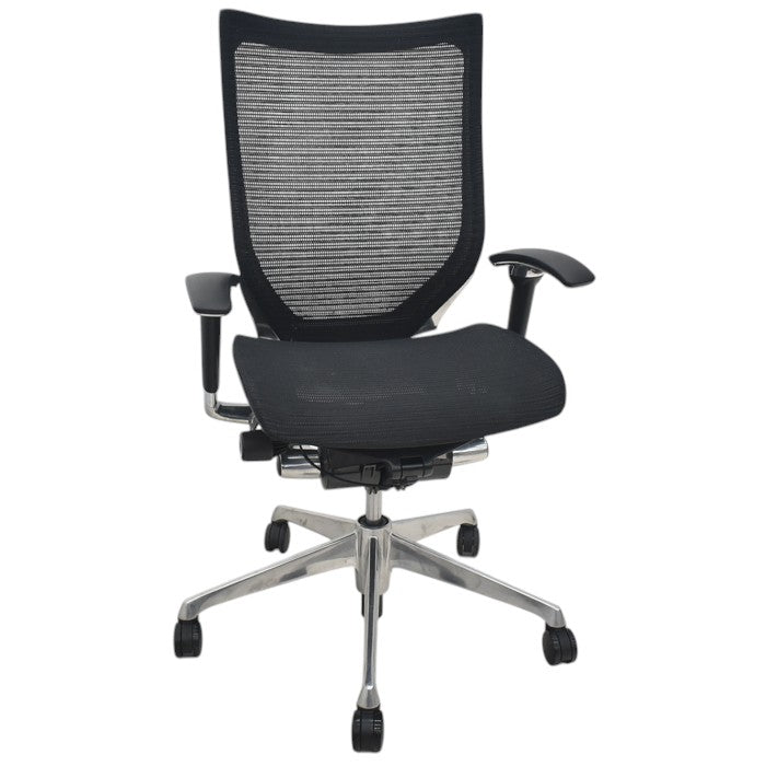 【中古】オカムラ バロン ハイバック 可動肘 ポリッシュ 2025071704【中古オフィス家具】