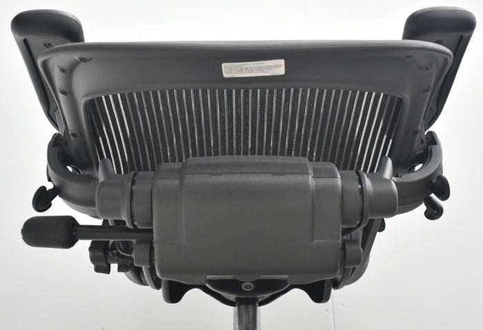 【中古】ハーマンミラー アーロンチェア Bサイズ フル装備 ポスチャーフィット 新型肘パッド 2025071904【中古オフィス家具】