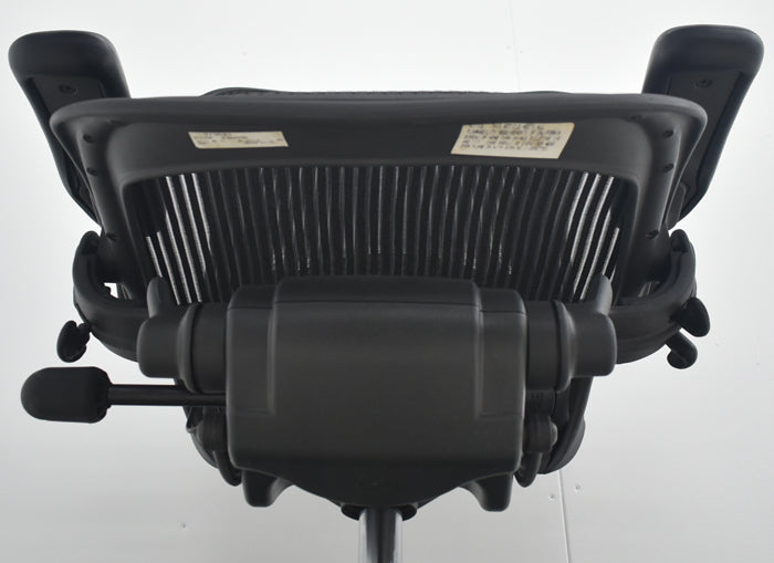 【中古】ハーマンミラー アーロンチェア Bサイズ フル装備 ランバーサポート ハンガー 2025072202【中古オフィス家具】