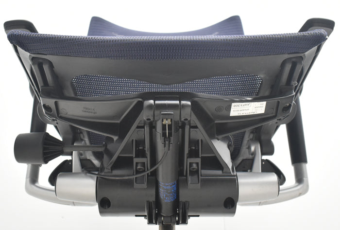 【中古】オカムラ バロン ローバック 可動肘 シルバー脚 2025072402【中古オフィス家具】