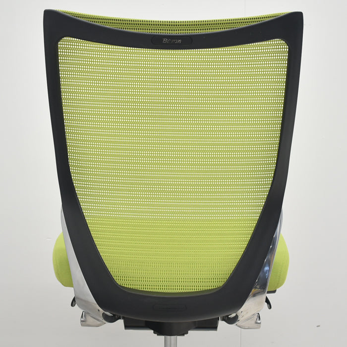 【中古】オカムラ バロン ローバック ポリッシュ脚 肘なし 2025072406【中古オフィス家具】
