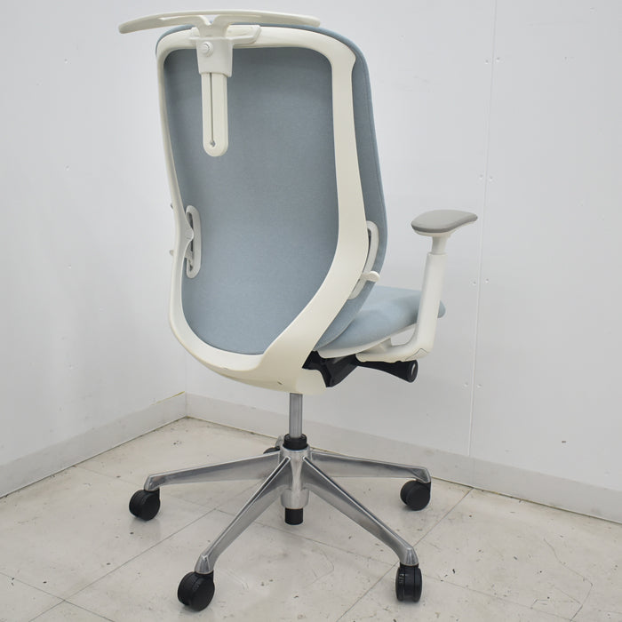 【中古】オカムラ シルフィー ハイバック 可動肘 バックカーブアジャスト 前傾機能 ハンガー 2021年製 2025072407【中古オフィス家具】