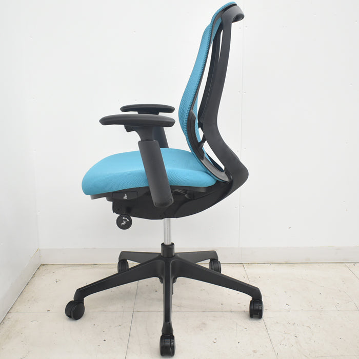 【中古】オカムラ シルフィー ハイバック 可動肘 バックカーブアジャスト 前傾機能 2018年製 2025072901【中古オフィス家具】