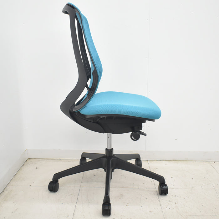 【中古】オカムラ シルフィー ハイバック バックカーブアジャスト 前傾機能 肘なし 2025072902【中古オフィス家具】