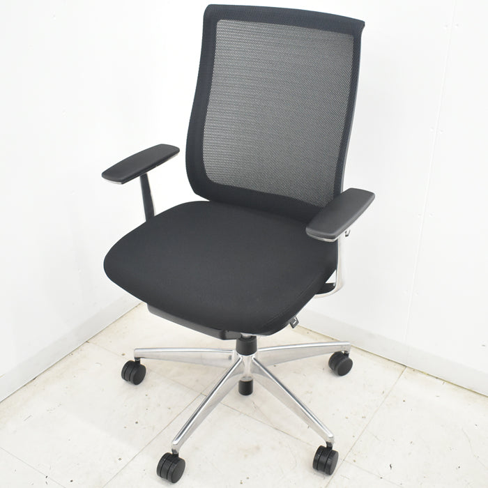 【中古】コクヨ ベゼル 固定肘 ポリッシュ 2019年製 2025072906【中古オフィス家具】