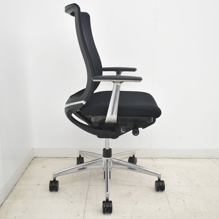 【中古】コクヨ ベゼル 固定肘 ポリッシュ 2019年製 2025072906【中古オフィス家具】