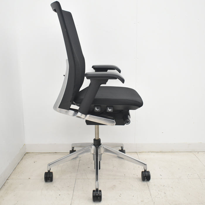 【中古】イトーキ ヴェント ハイバック 可動肘 オートマチックランバーテンション ポリッシュ 2023年製 2025072907【中古オフィス家具】
