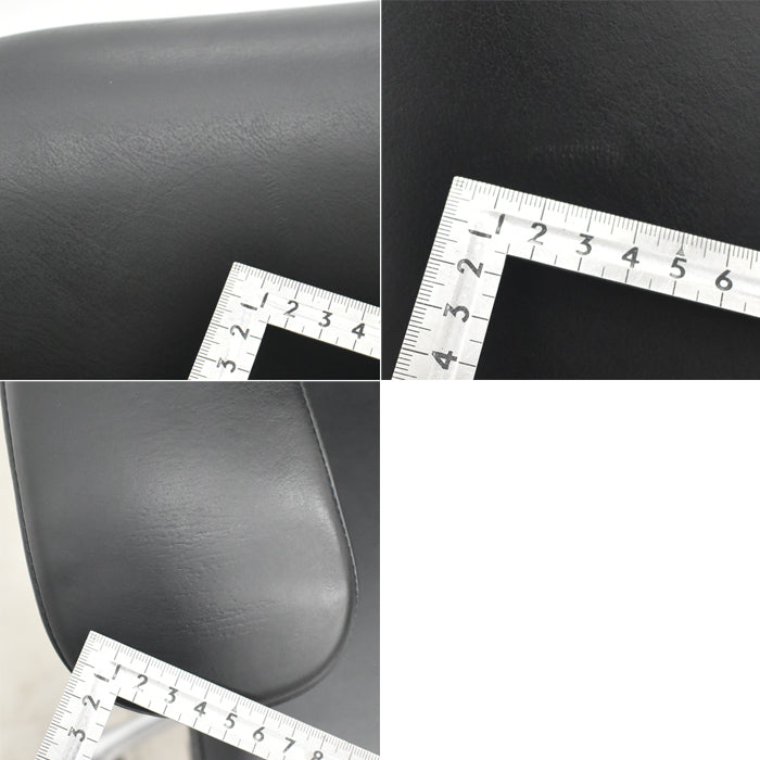 【中古】オカムラ コンテッサ 大型ヘッドレスト 可動肘 アルミポリッシュ 革張り 2025073102【中古オフィス家具】