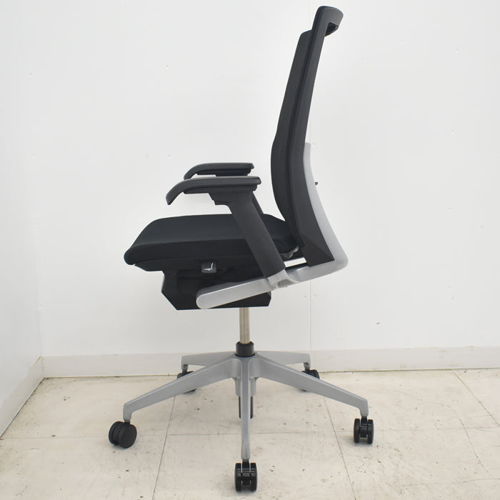 【中古】イトーキ ヴェント ハイバック 可動肘 オートマチックランバーテンション 2017年製 2025080203【中古オフィス家具】