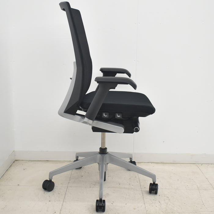 【中古】イトーキ ヴェント ハイバック 可動肘 オートマチックランバーテンション 2017年製 2025080203【中古オフィス家具】