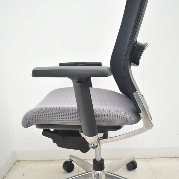 【中古】コクヨ エアフォート ヘッドレスト 可動肘 エアランバーサポート ポリッシュ 2025080402【中古オフィス家具】